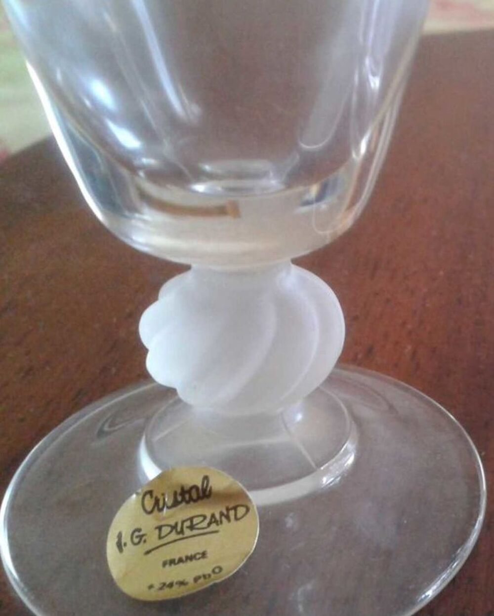 LOT VERRES CRISTAL Décoration