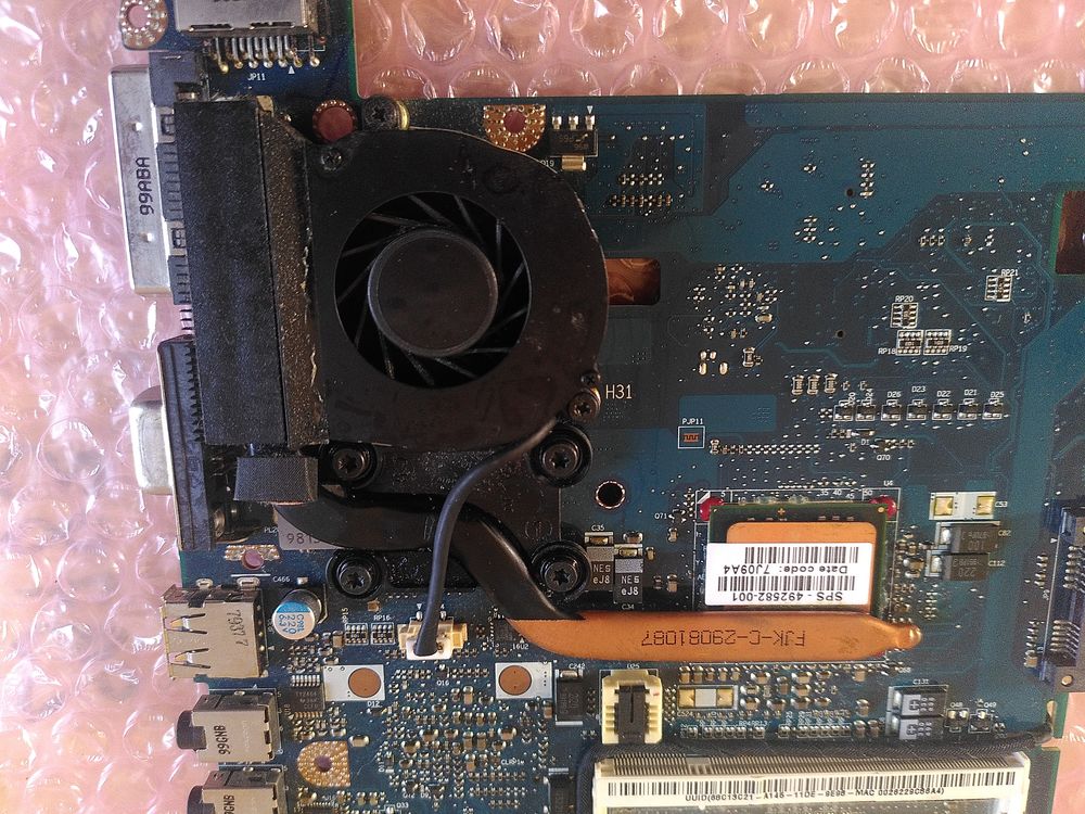 Carte m&egrave;re HP EliteBook 2530P LA-4021P JAT00 Matériel informatique