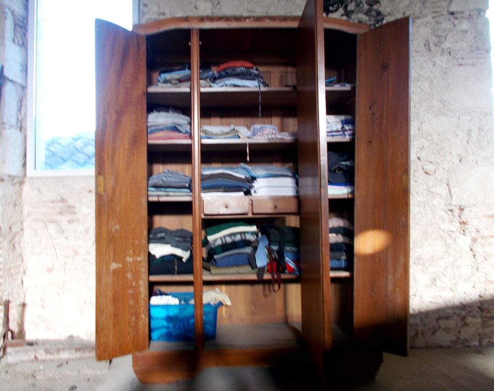 Meuble de rangement armoire en bois art d&eacute;co 1930 Meubles