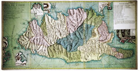 Reproduction de cartes anciennes de la Corse 50 Bastia (20)