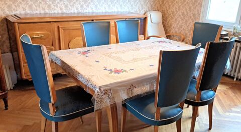 Salle   manger vintage chne clair 499 Lagord (17)