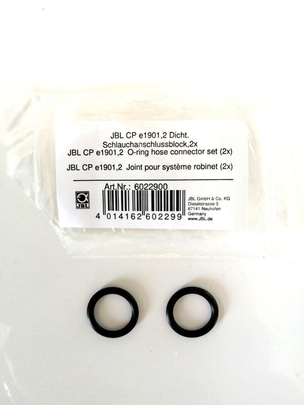   Joints toriques JBL pour pompe à eau e1901 et e1902 NEUFS 