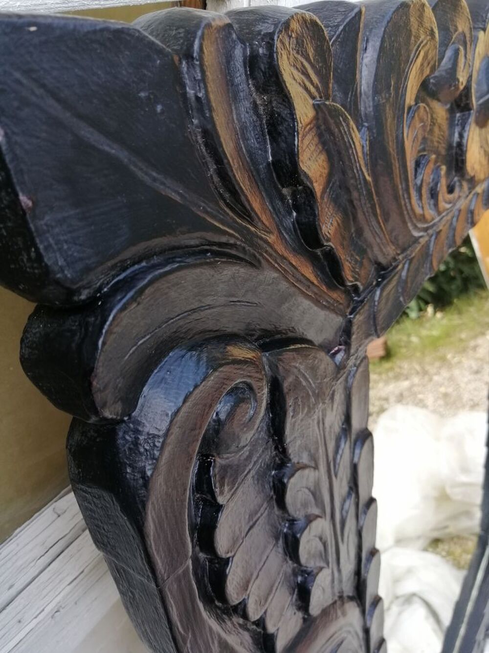 Miroir sculpt&eacute; Décoration