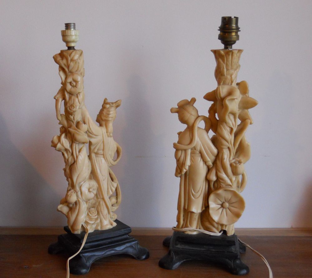 Deux Statuettes Japonaises Décoration