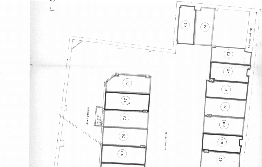 Vente Parking/Garage Parking privé ? 1er sous-sol avec ascenseur ? Paris 4? Paris 4