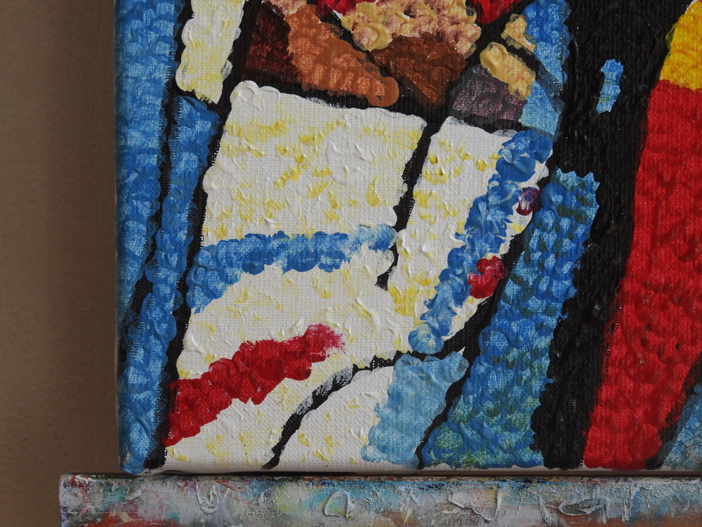 Tableau acrylique sur toile - L'entr&eacute;e du chapiteau Décoration