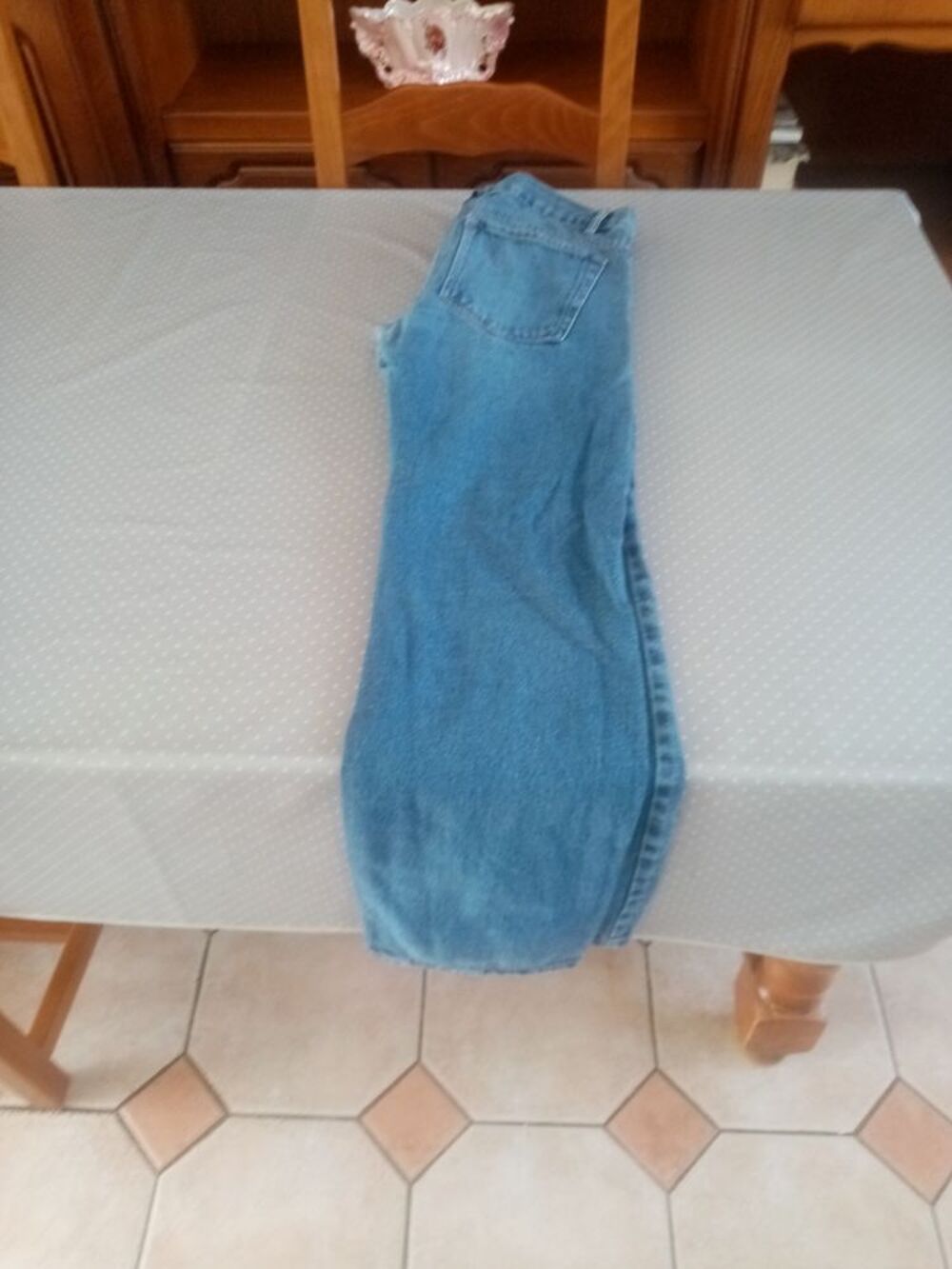 Jean bleu denim slim taille 40 Vêtements