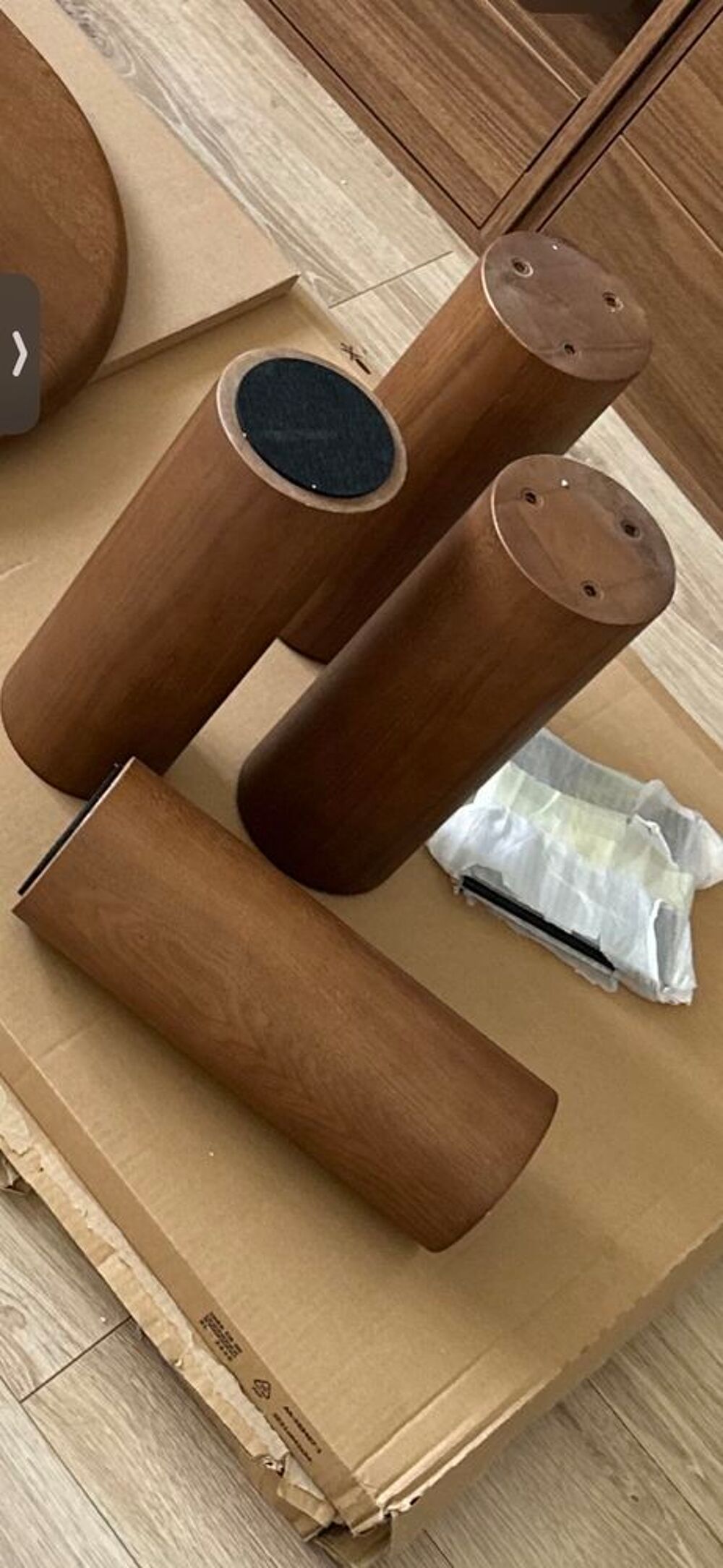 Table basse ovale bois plaqu&eacute; Fr&ecirc;ne(110*55) neuf Meubles