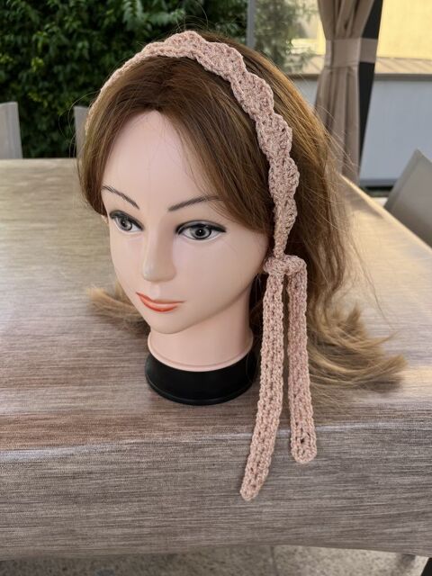 Bandeau Serre tête Saumon paillettes 1m10 8 Saint-Prix (95)