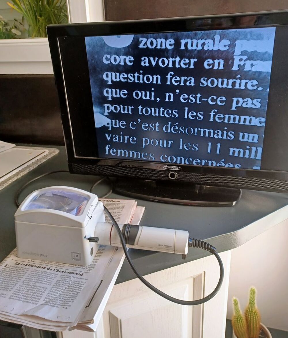 Vid&eacute;oloupe &agrave; brancher sur t&eacute;l&eacute;vision ou moniteur pour person Photos/Video/TV
