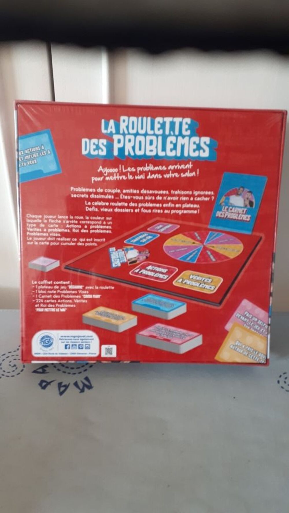 Jeu NEUF LA ROULETTE DES PROBL&Egrave;MES - MGM Jeux / jouets