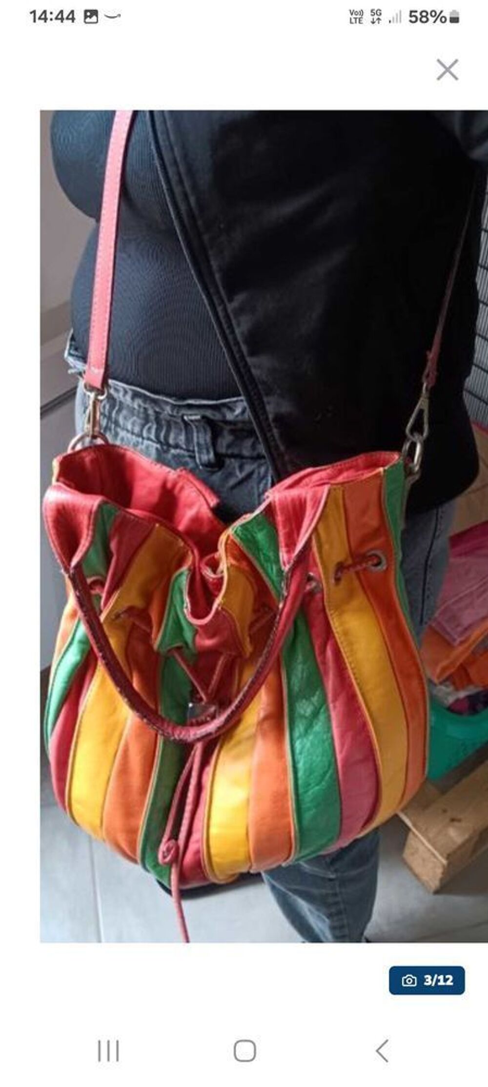 sac bourse cuir Maroquinerie