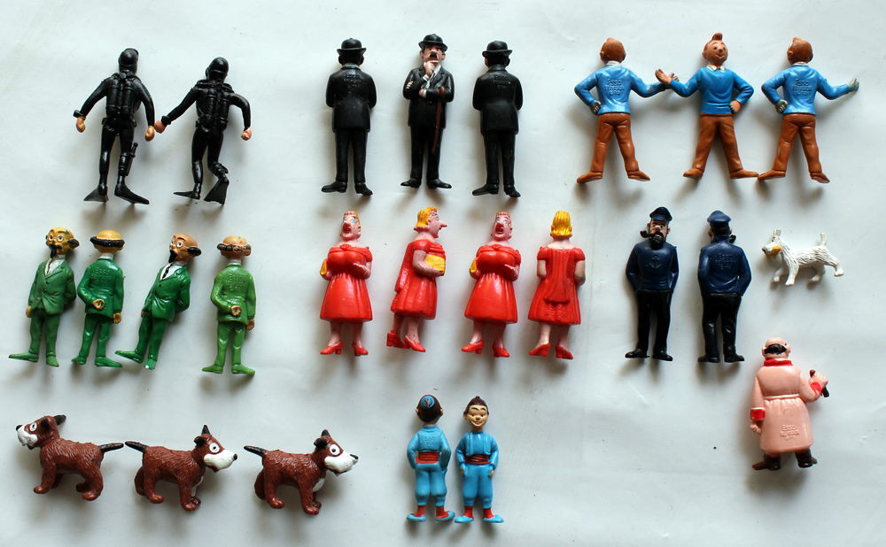Tintin figurines Esso 1973 Jeux / jouets