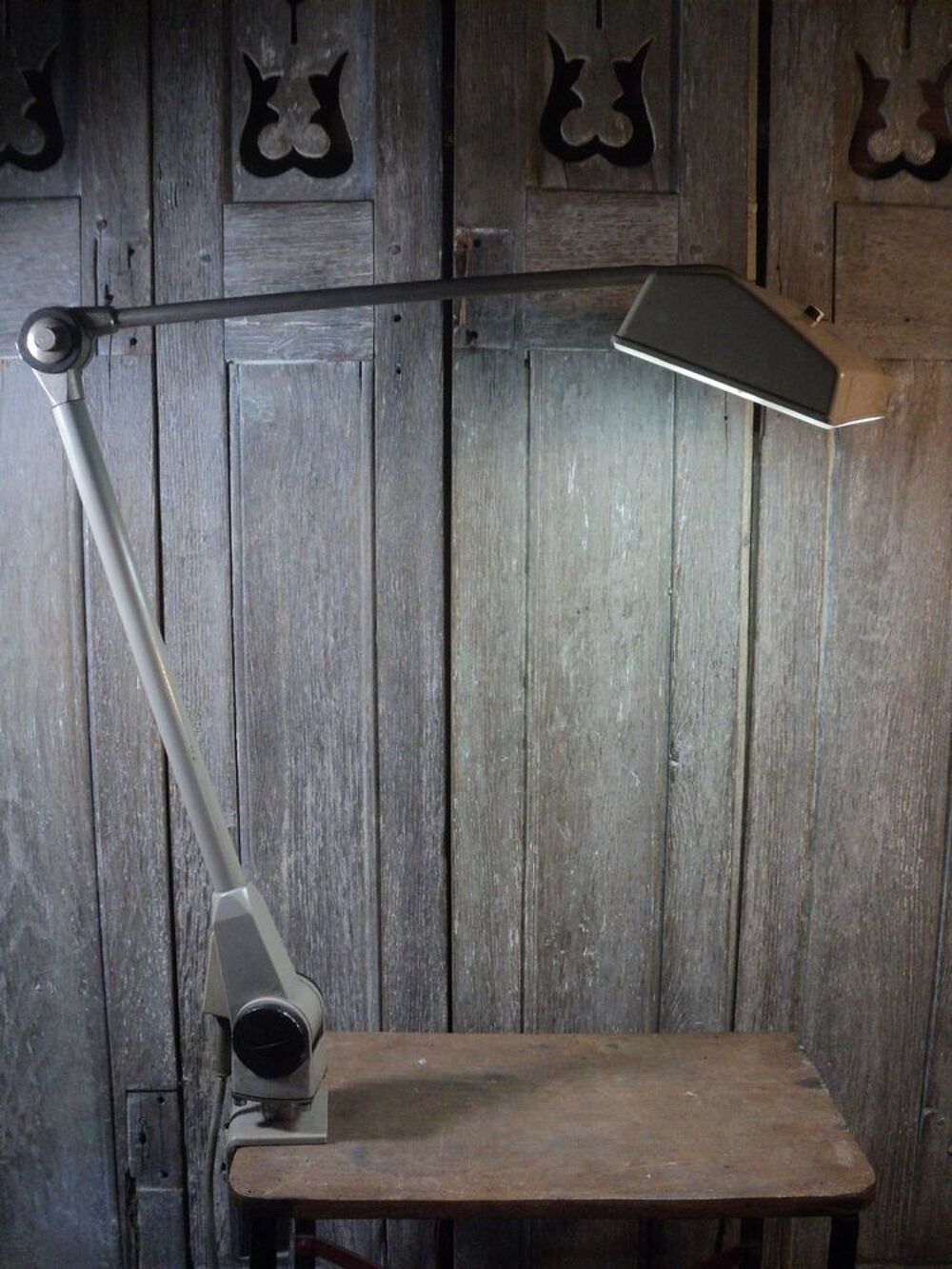 Ancienne Lampe de Bureau d'Architecte Waldmann Décoration