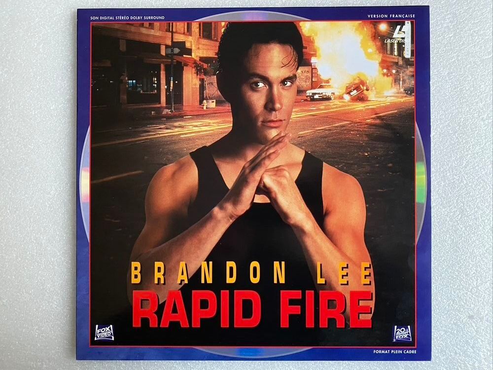 Rapid Fire _ Brandon Lee _ Laserdisc _ Pal VF DVD et blu-ray