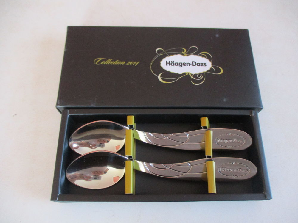 "Coffret Collection 2014 neufs" 2 cuill&egrave;res " HAAGEN DAZ " Electroménager