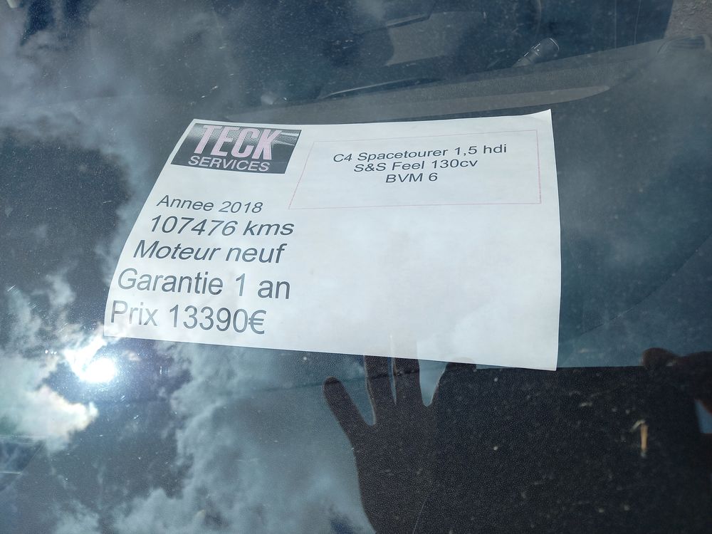 C4 Spacetourer BlueHDi 130 S&S BVM6 Feel 2018 occasion 65200 M&eacute;rilheu