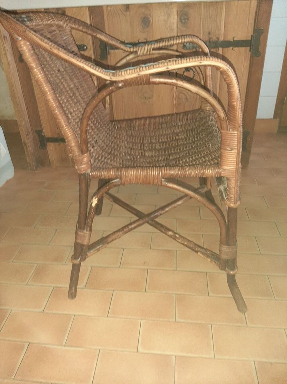 fauteuil osier Meubles