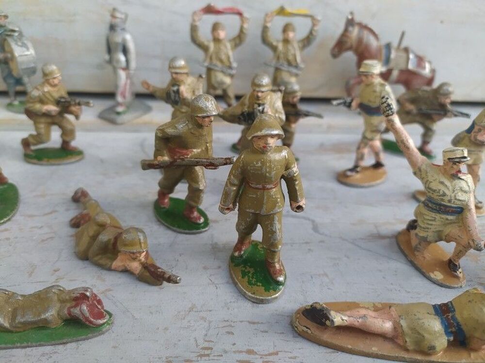Lot Figurines Soldats Quiralu WW1-WW2 Jeux / jouets