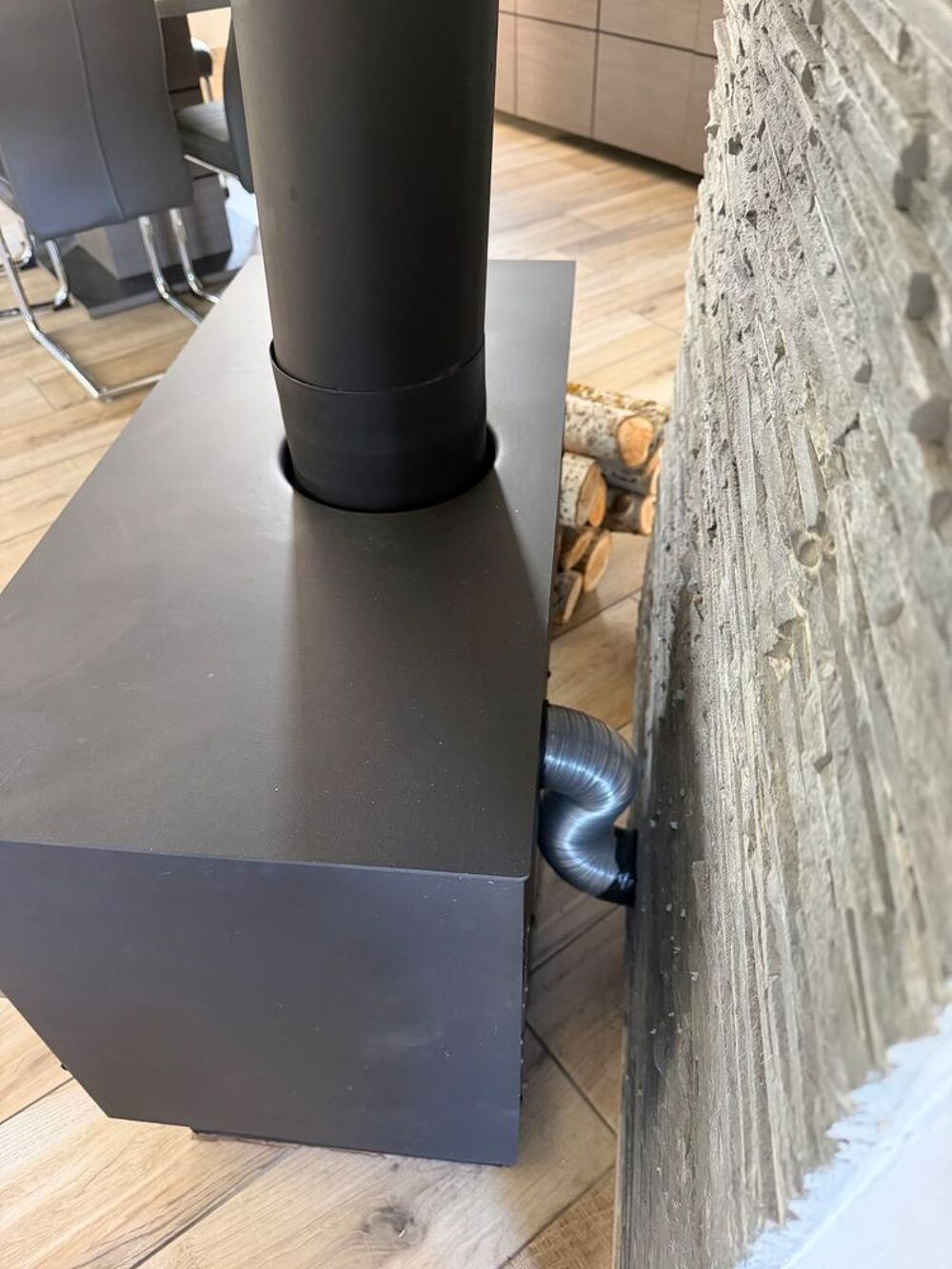 PO&Ecirc;LE BOIS SUPRA 7.5 k BBC AVEC ENTREE D AIR EXTERIEUR Electroménager