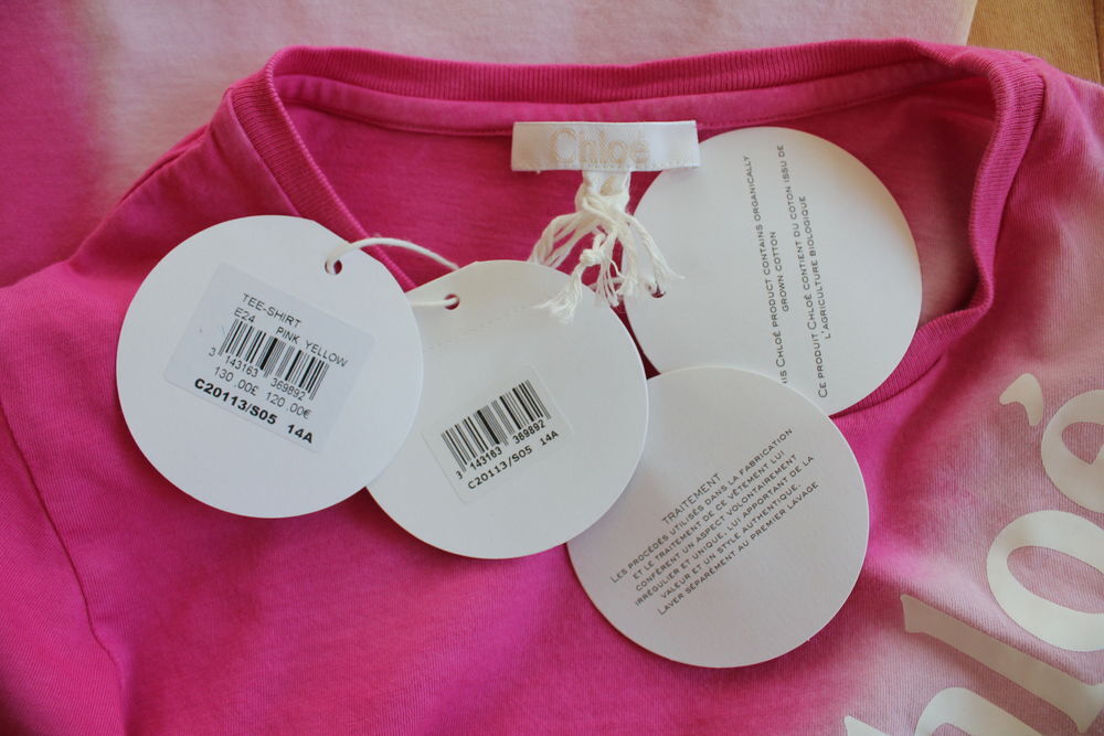 T-shirt Pink Yellow CHLOE T.S Vtements
