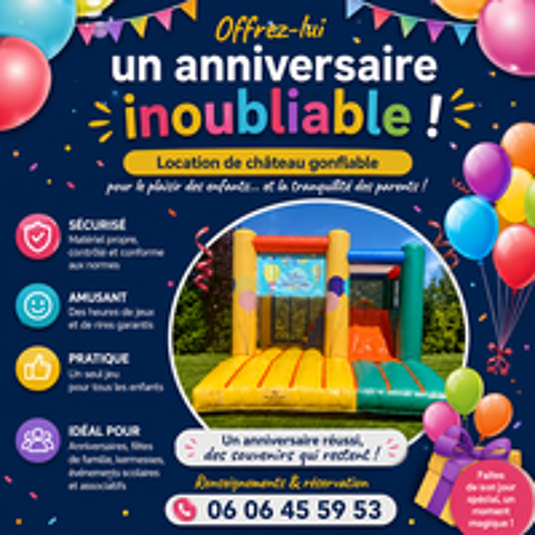   château gonflable 