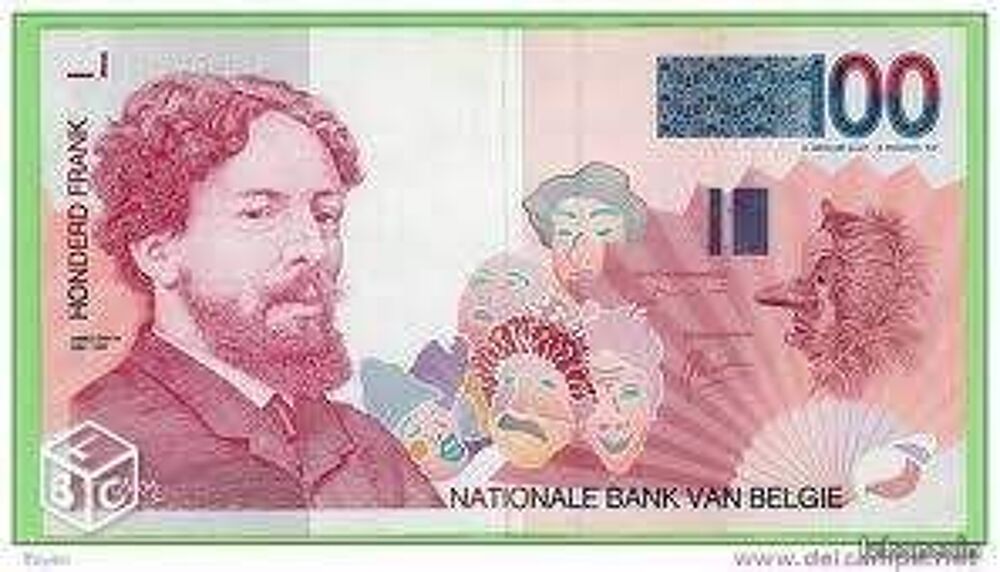 Ancien Billets de banque belge 