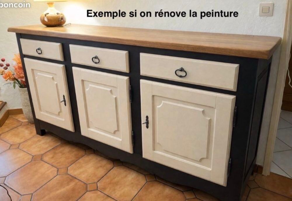 buffet en bois massif 100% ch&ecirc;ne Meubles