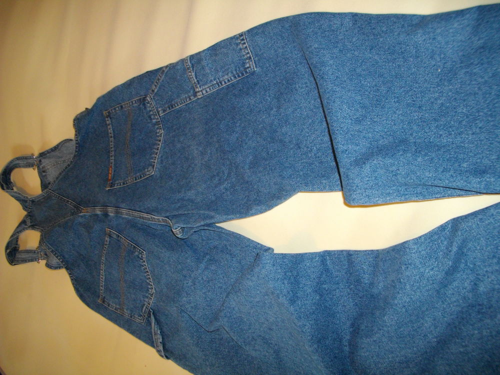 Salopette jean large mixe T40 Bricolage