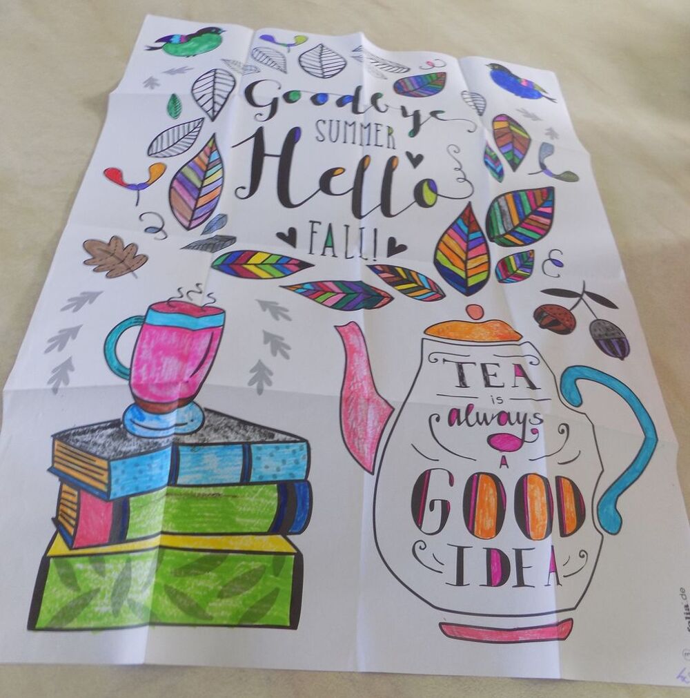 affiche tea time Décoration