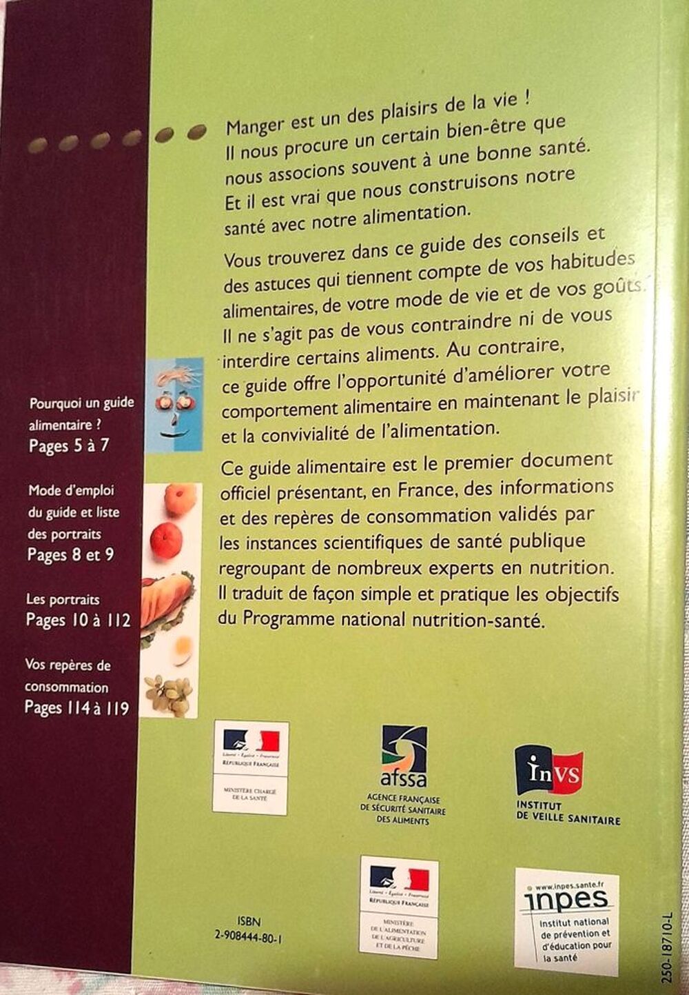 Lot de 4 Livres : Sant&eacute; - Patrimoine gastronomique - Nature Livres et BD