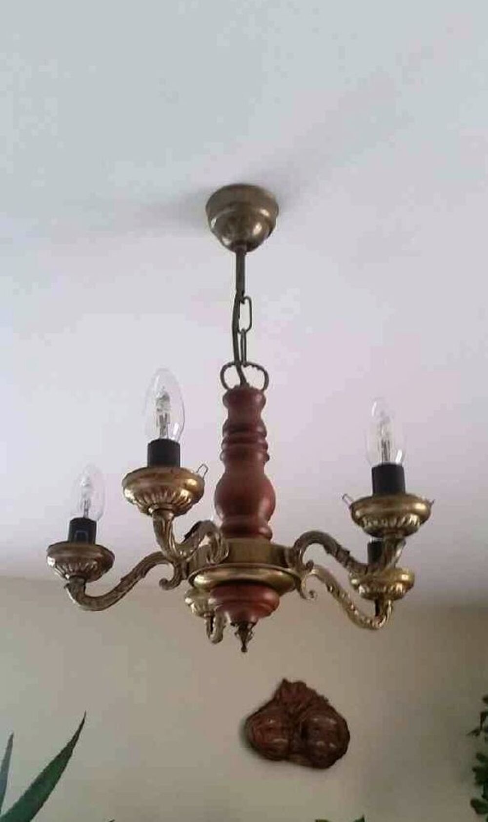 lustre en bois Décoration