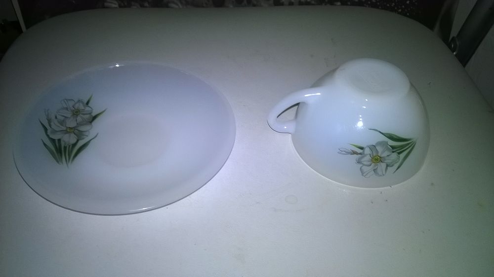 Service &agrave; th&eacute; ou cafe 5 tasses et sous-tasses 
Arcopal Fra Cuisine