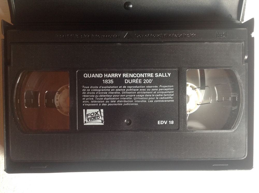 QUAND HARRY RENCONTRE SALLY...K7 VID&Eacute;O Envoi Possible
Photos/Video/TV