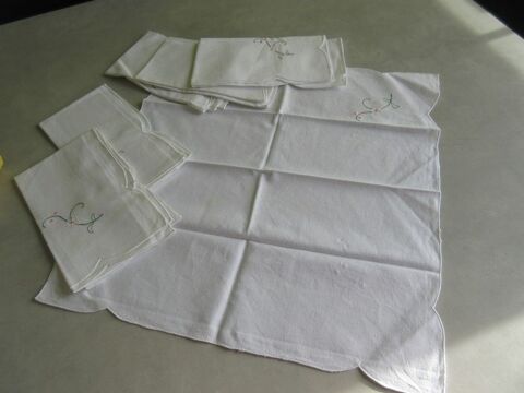 Serviettes de table blanches 6 Jury (57)