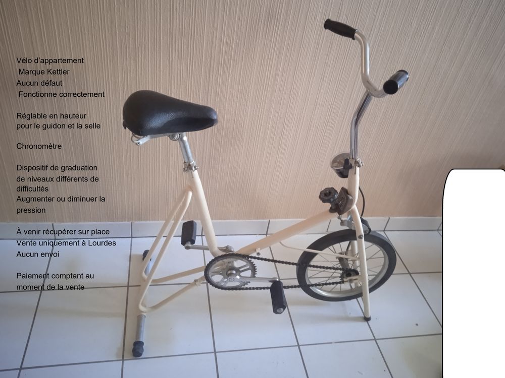 V&eacute;lo d'appartement marque Kettler Vélos