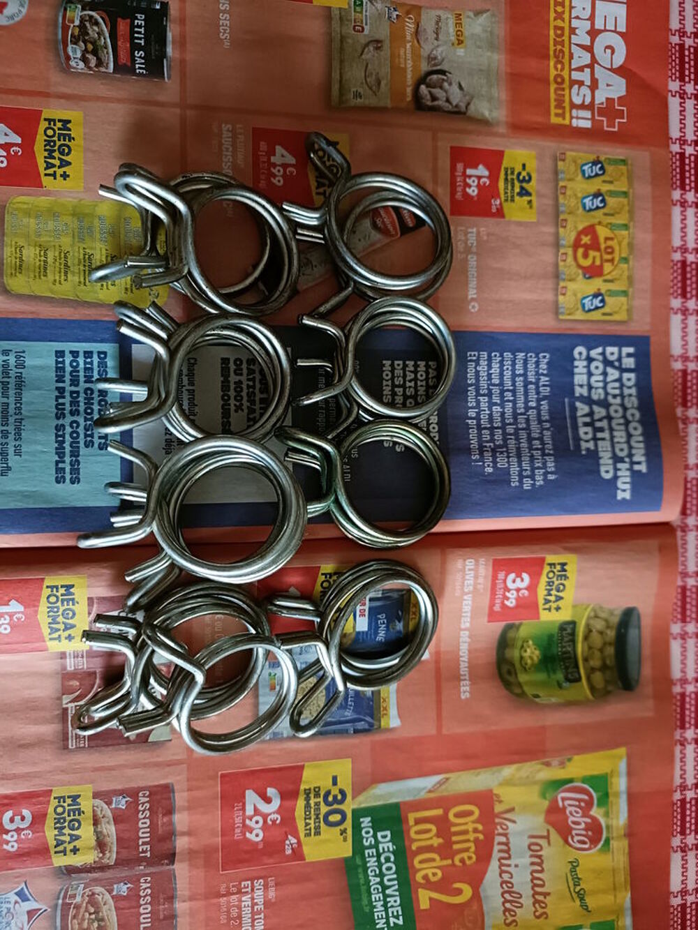 20 colliers Serrage Tuyau Double Fil Ressort 26 mm Bricolage