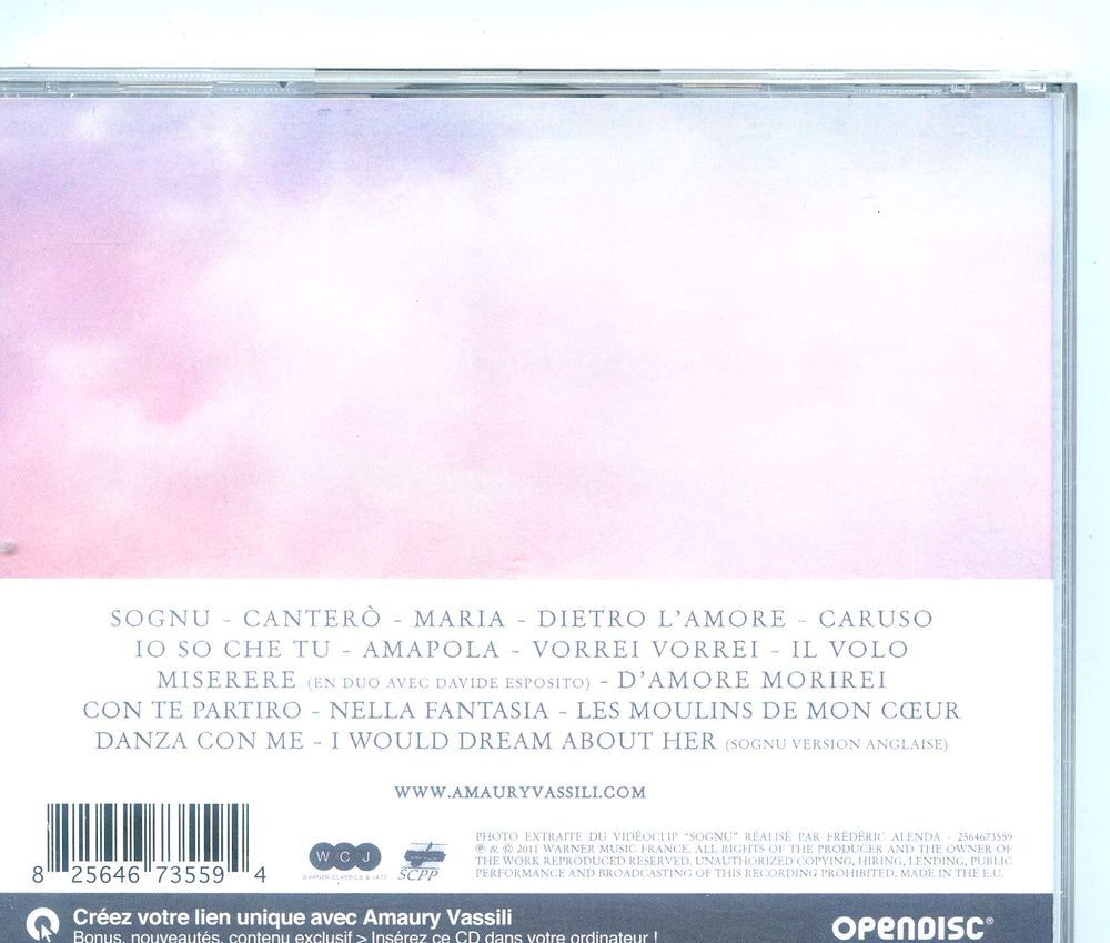 AMAURY VASSILI - cantero CD et vinyles