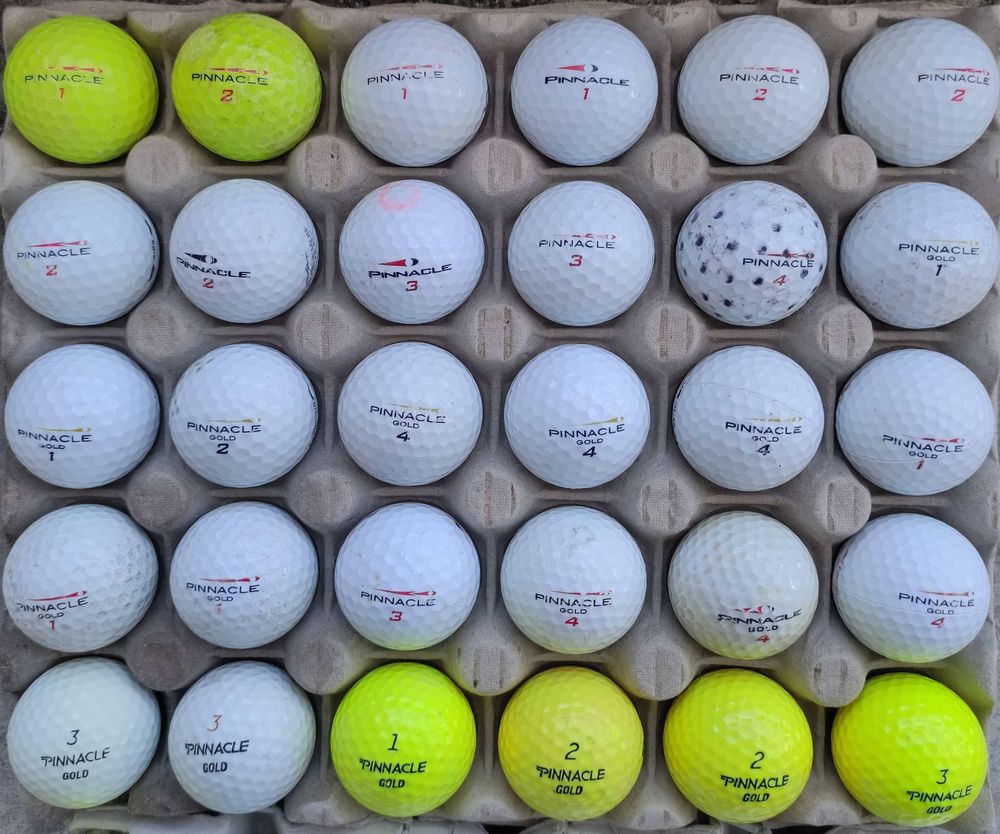 60 Balles de Golf Pinnacle d'Occasion en Tr&egrave;s Bon Etat Sports