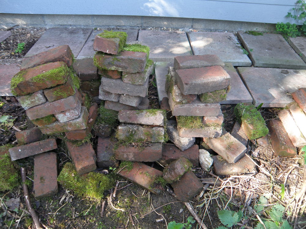 une cinquantaine de briques anciennes Bricolage