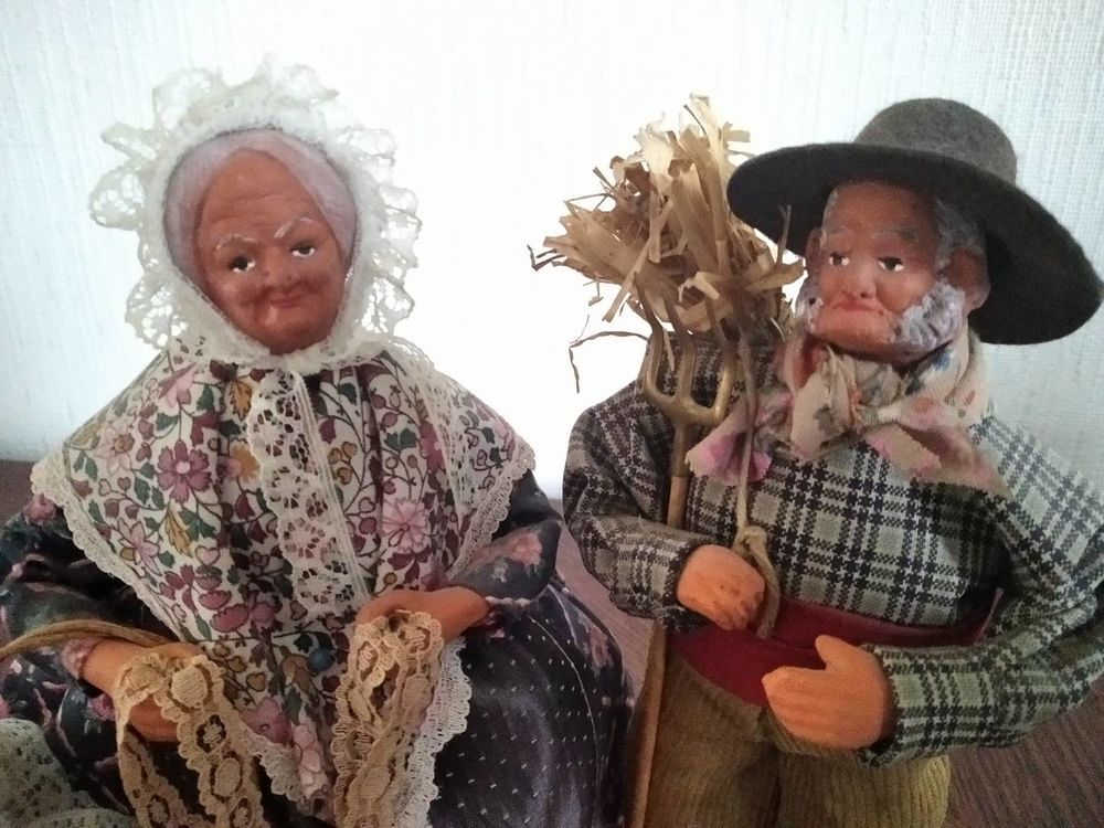 2 grands santons de provence Décoration