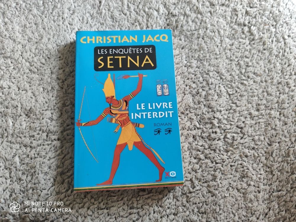 Roman de Christian Jacq - Les enqu&ecirc;tes de Setna Livres et BD