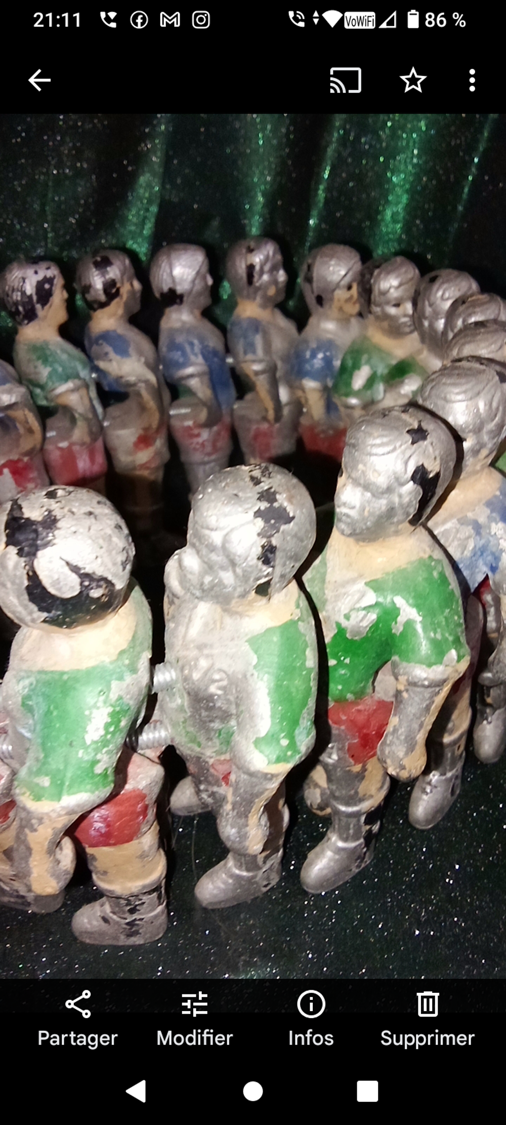 Figurine baby-foot 