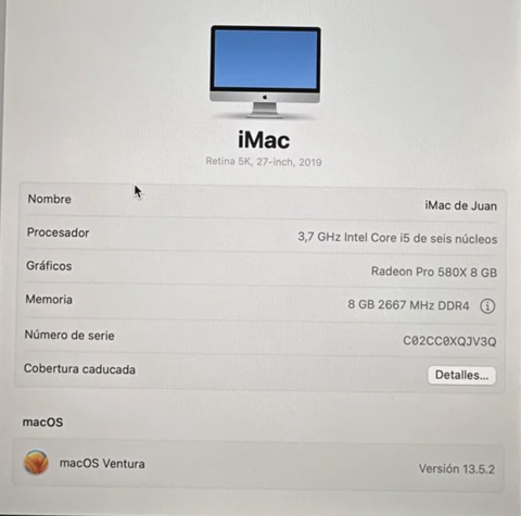iMac 27 pouces, fin 2015, i7, SSD 500Go, RAM 32Go - iOccasion