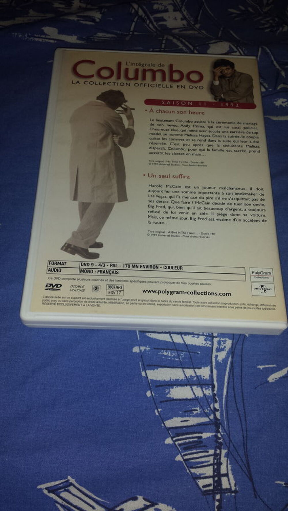 DVD COLUMBO N&deg; 30
SAISON 11
DVD et blu-ray