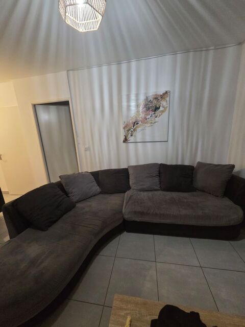 Canap d'angle Noir et gris 150 Montpellier (34)