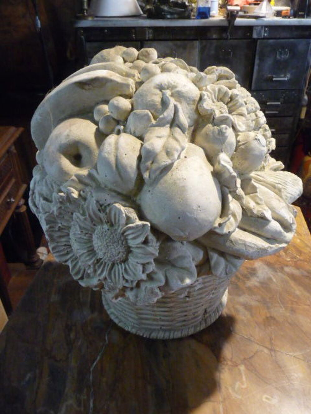 coupe fruit plat coupe &agrave; l'antique en pl&acirc;tre plein Décoration