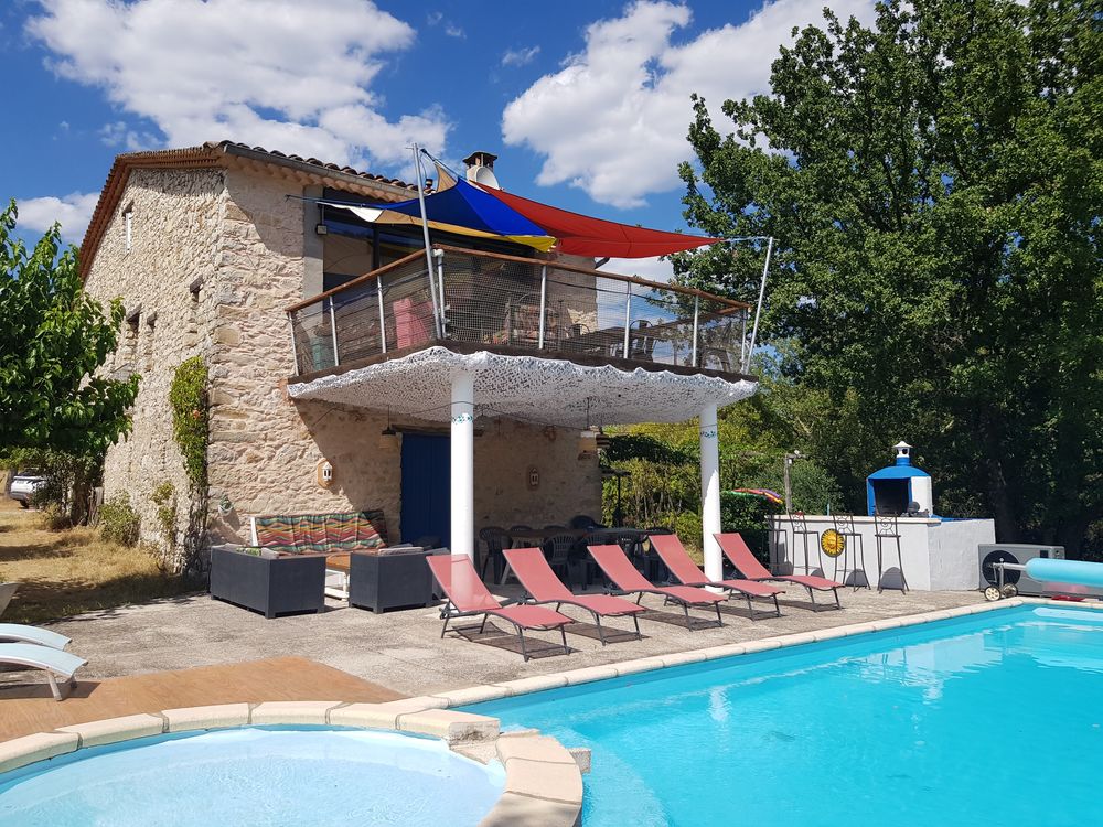   Le mas roux, mas en pleine nature, 10 per., piscine chauffée Languedoc-Roussillon, Laroque (34190)
