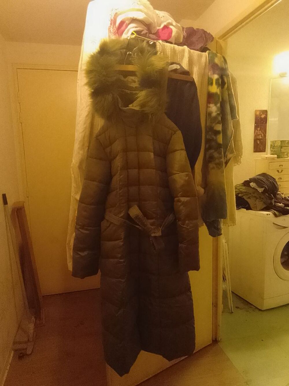 Doudoune femme kaki Vêtements