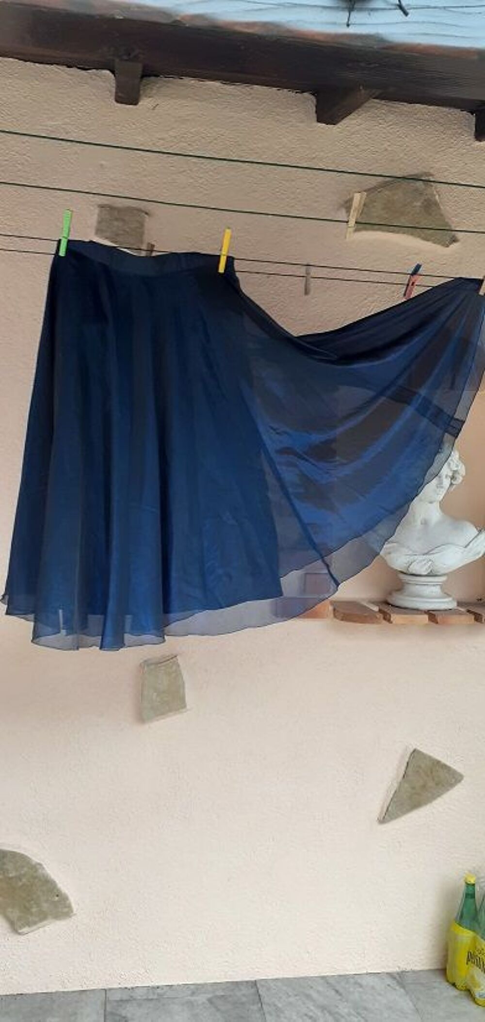 JUPE VOILE ET SATIN Vêtements